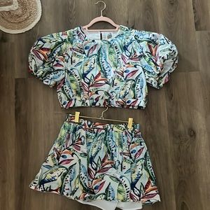 Queen of sparkles tropical set